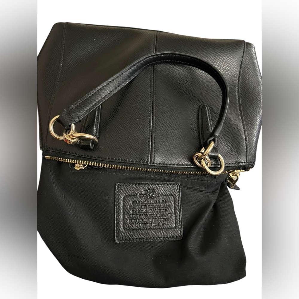 Coach Mini Christie Carryall Pebbled Leather Satchel - Picture 12 of 13